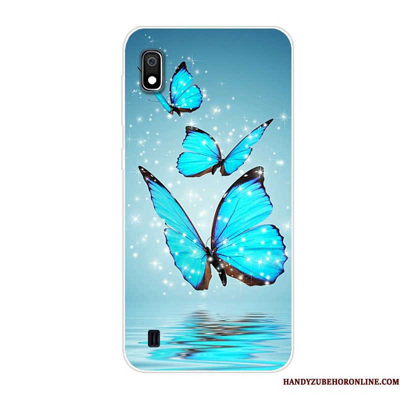 Hoesje Samsung Galaxy A10 Zakken Rood Anti-fall, Hoes Samsung Galaxy A10 Siliconen Telefoon Trend