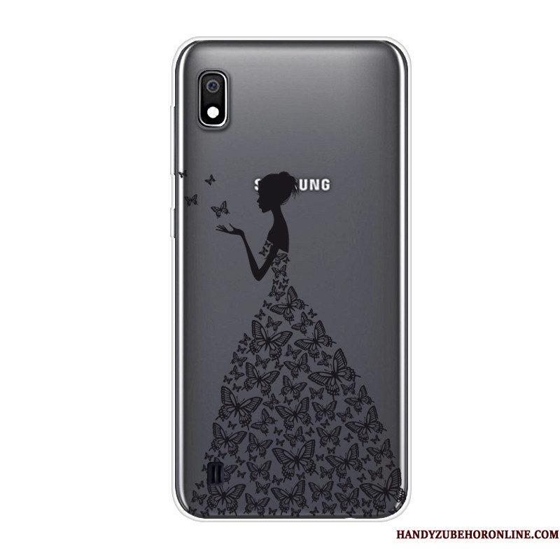 Hoesje Samsung Galaxy A10 Zakken Rood Anti-fall, Hoes Samsung Galaxy A10 Siliconen Telefoon Trend