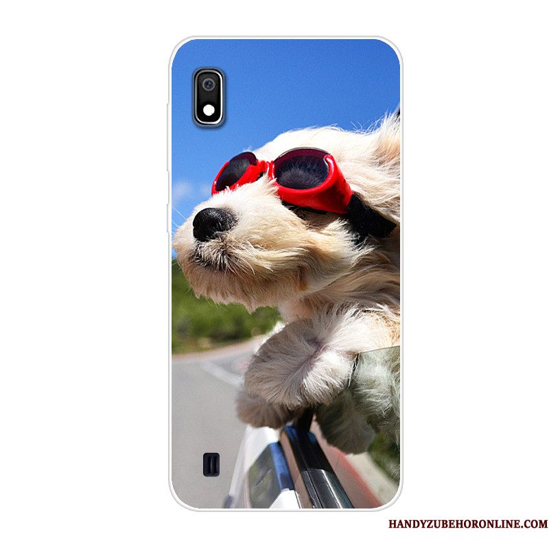 Hoesje Samsung Galaxy A10 Zakken Rood Anti-fall, Hoes Samsung Galaxy A10 Siliconen Telefoon Trend