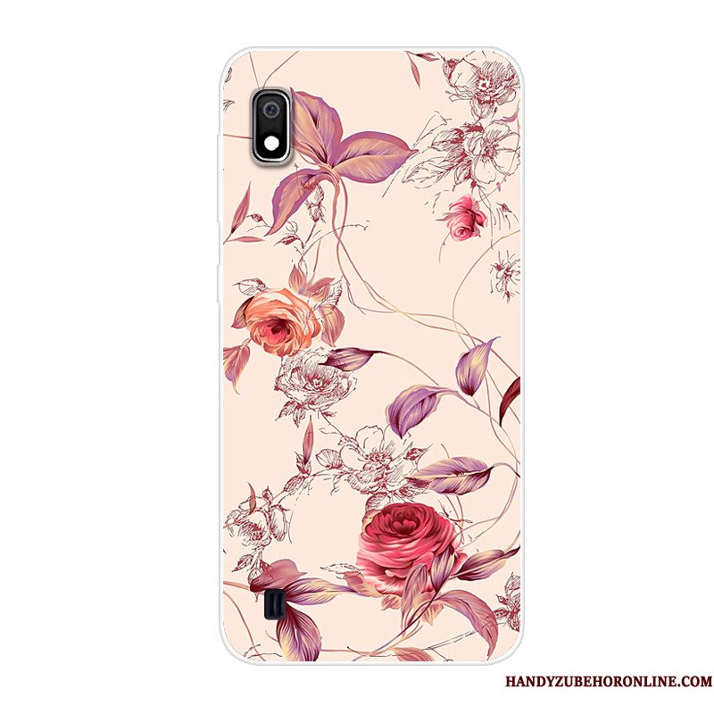 Hoesje Samsung Galaxy A10 Zakken Rood Anti-fall, Hoes Samsung Galaxy A10 Siliconen Telefoon Trend