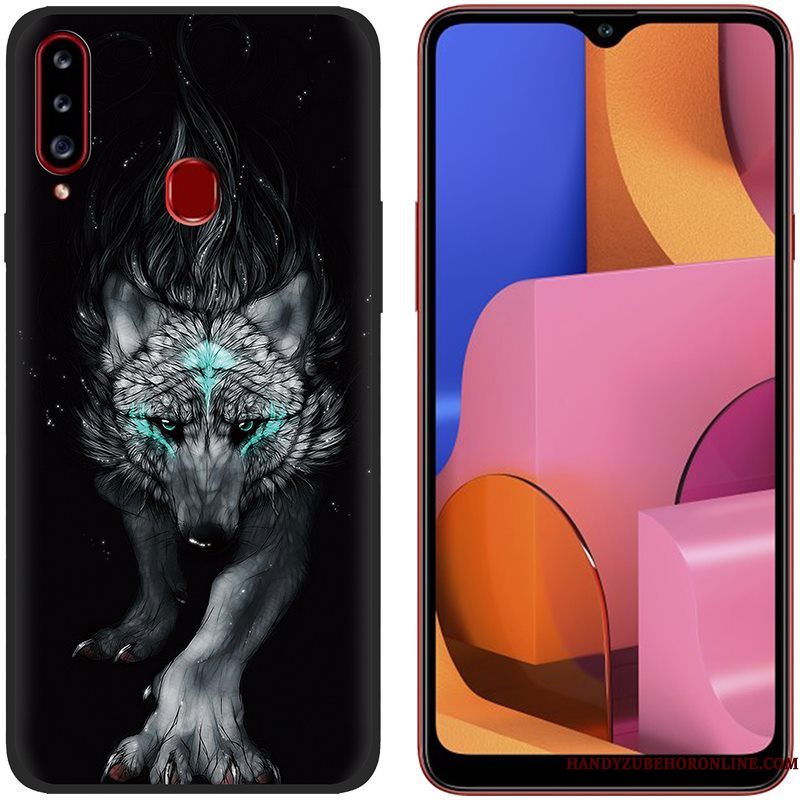 Hoesje Samsung Galaxy A20s Bescherming Doektelefoon, Hoes Samsung Galaxy A20s Siliconen Anti-fall