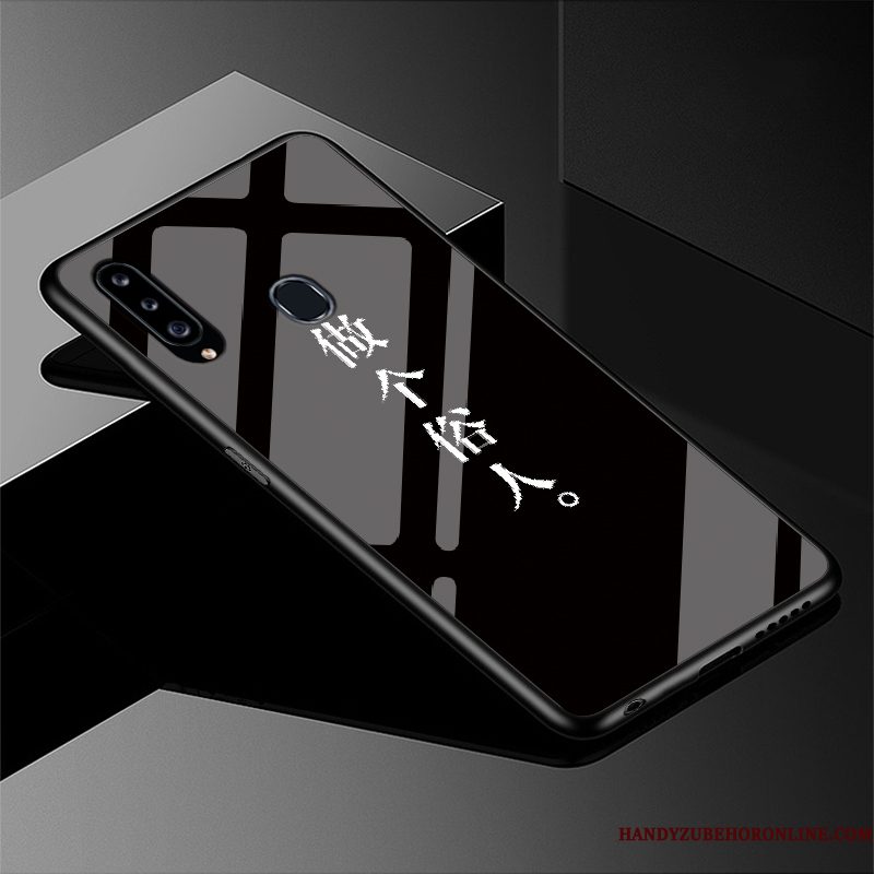Hoesje Samsung Galaxy A20s Bescherming Nieuwtelefoon, Hoes Samsung Galaxy A20s Zakken Glas Eenvoudige