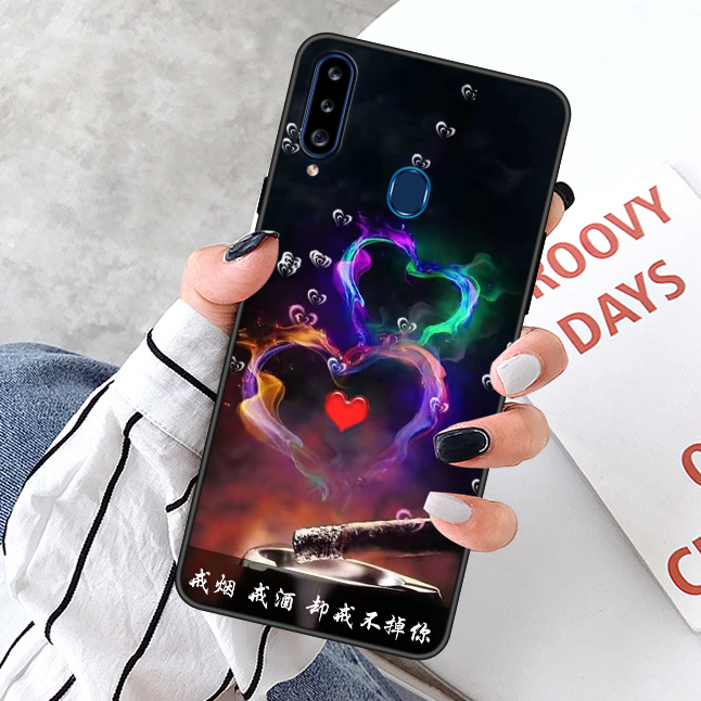 Hoesje Samsung Galaxy A20s Zacht Pas Rood, Hoes Samsung Galaxy A20s Zakken Schrobben Lovers