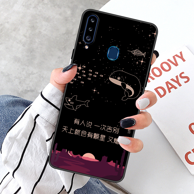 Hoesje Samsung Galaxy A20s Zacht Pas Rood, Hoes Samsung Galaxy A20s Zakken Schrobben Lovers
