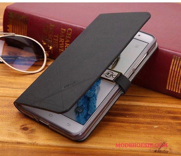Hoesje Samsung Galaxy A3 2015 Leer Duntelefoon, Hoes Samsung Galaxy A3 2015 Bescherming Roze