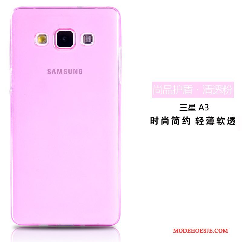 Hoesje Samsung Galaxy A3 2015 Zacht Doorzichtigtelefoon, Hoes Samsung Galaxy A3 2015 Bescherming
