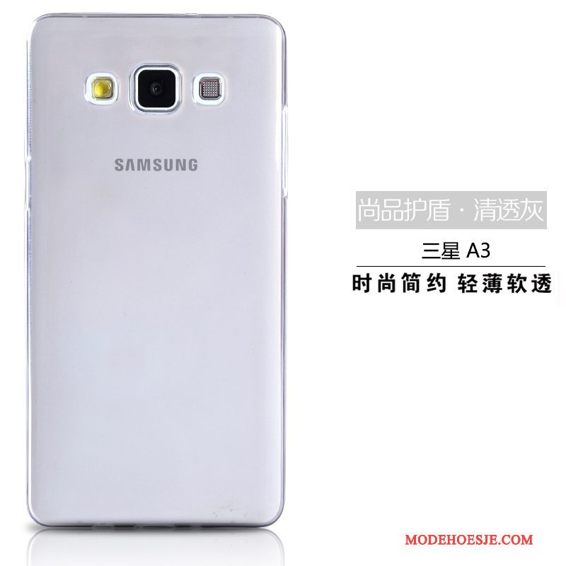 Hoesje Samsung Galaxy A3 2015 Zacht Doorzichtigtelefoon, Hoes Samsung Galaxy A3 2015 Bescherming