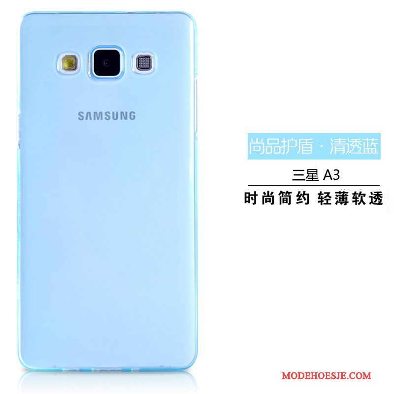 Hoesje Samsung Galaxy A3 2015 Zacht Doorzichtigtelefoon, Hoes Samsung Galaxy A3 2015 Bescherming