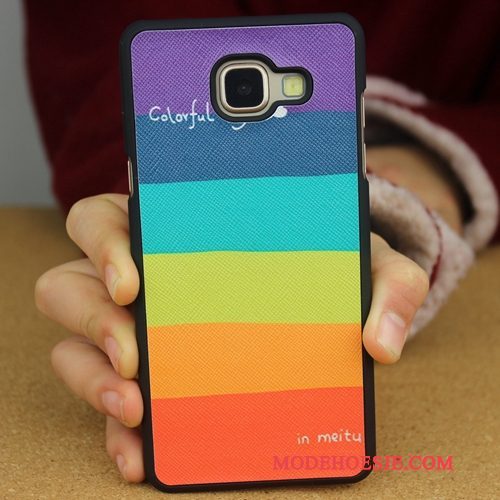 Hoesje Samsung Galaxy A3 2016 Kleur Hard Anti-fall, Hoes Samsung Galaxy A3 2016 Zacht Achterklep Schrobben