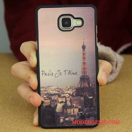 Hoesje Samsung Galaxy A3 2016 Kleur Hard Anti-fall, Hoes Samsung Galaxy A3 2016 Zacht Achterklep Schrobben