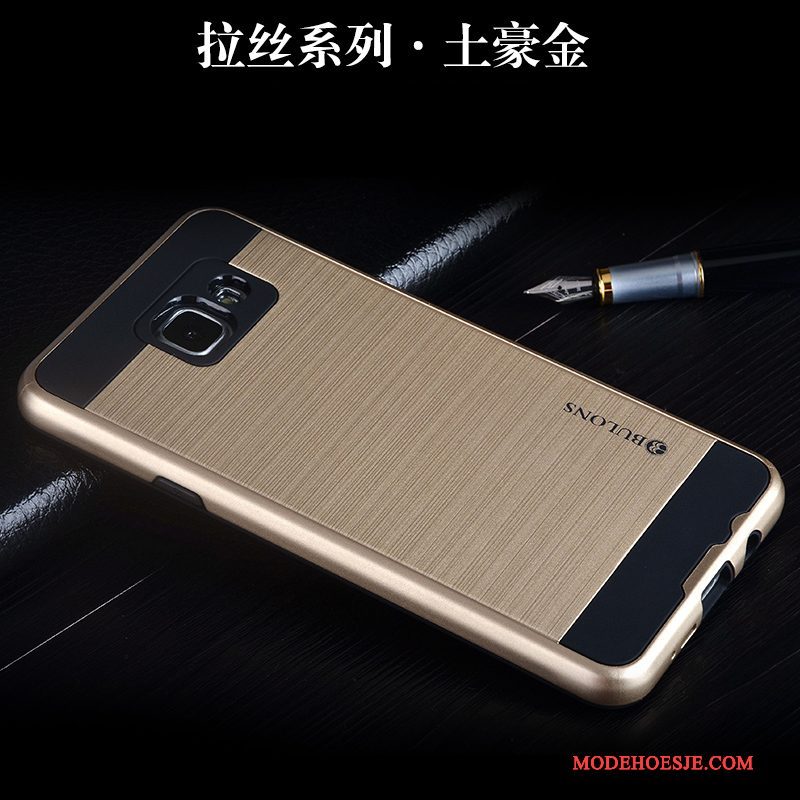 Hoesje Samsung Galaxy A3 2016 Siliconen Anti-fall Omlijsting, Hoes Samsung Galaxy A3 2016 Bescherming Zilver Nieuw