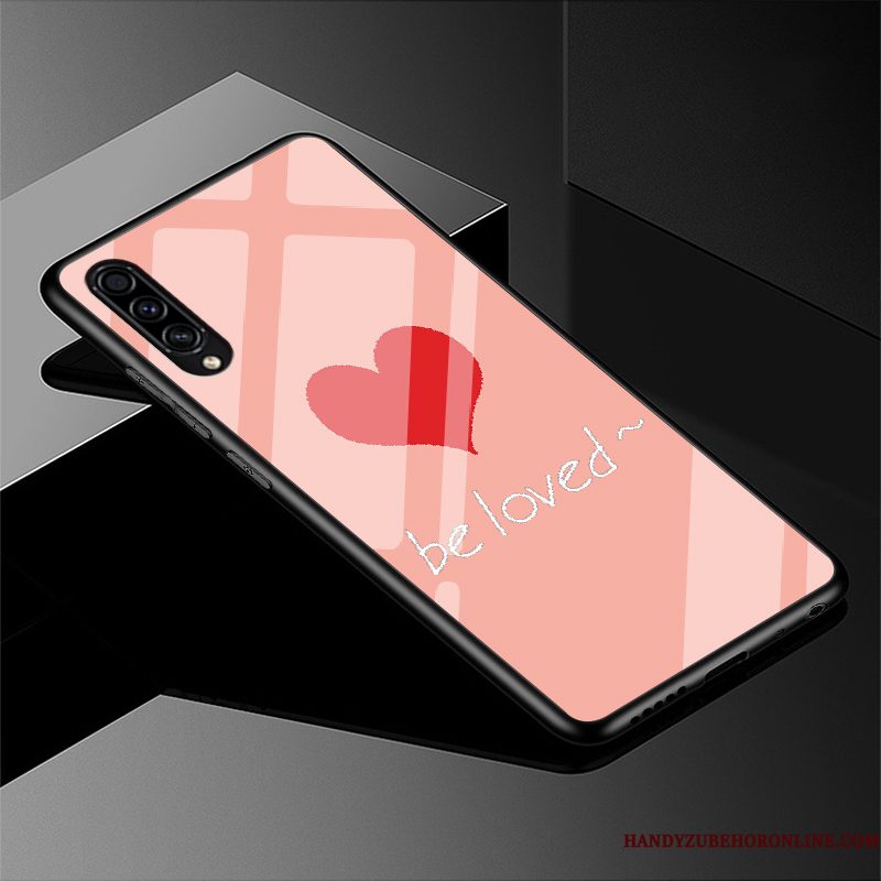 Hoesje Samsung Galaxy A30s Bescherming Telefoon Roze, Hoes Samsung Galaxy A30s Zakken Mooie Glas