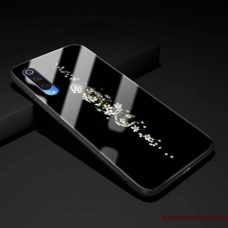Hoesje Samsung Galaxy A30s Bescherming Zwart Net Red, Hoes Samsung Galaxy A30s Telefoon Glas