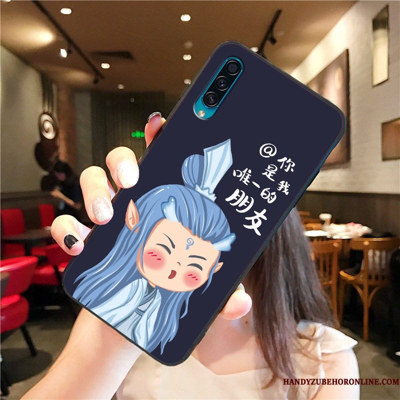 Hoesje Samsung Galaxy A30s Zakken Net Red Mooie, Hoes Samsung Galaxy A30s Bescherming Anti-fall Groen