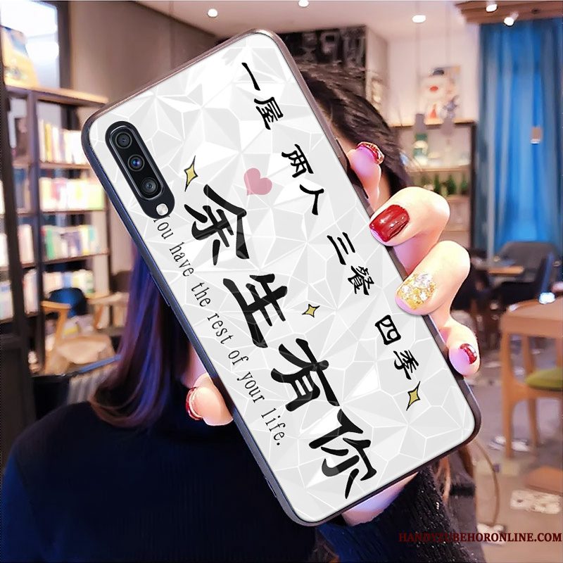 Hoesje Samsung Galaxy A30s Zakken Ruit Persoonlijk, Hoes Samsung Galaxy A30s Telefoon Grote