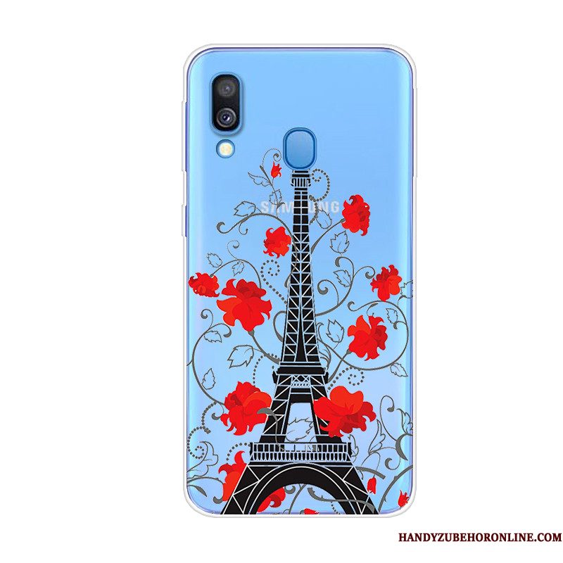 Hoesje Samsung Galaxy A40 Siliconen Anti-fall Trend, Hoes Samsung Galaxy A40 Zacht Telefoon Dierlijk