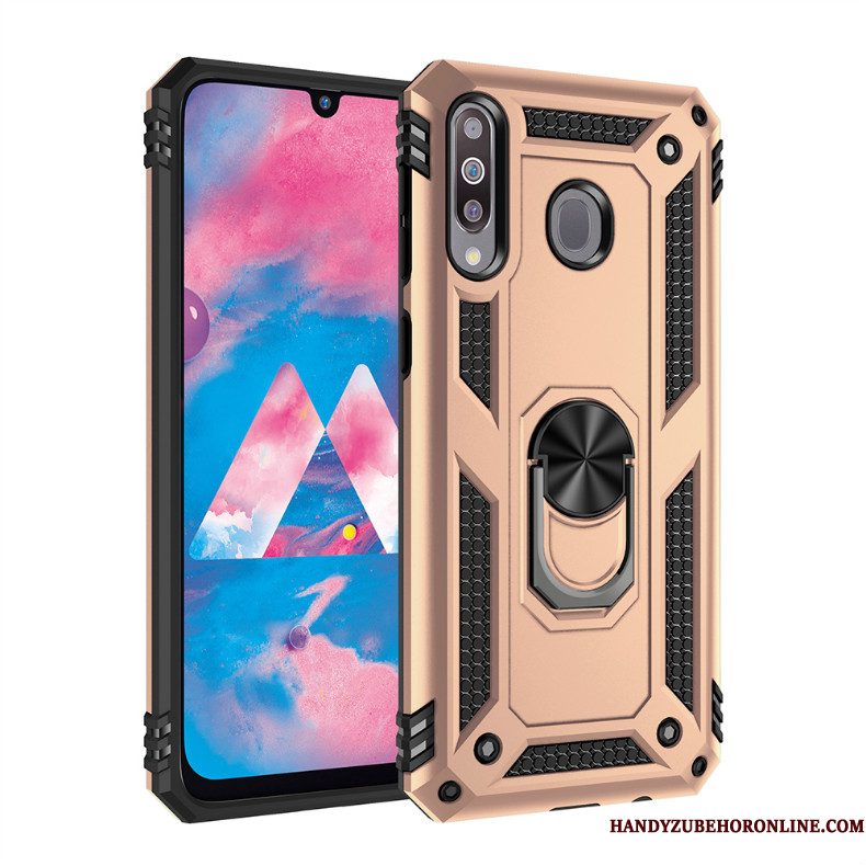 Hoesje Samsung Galaxy A40s Ondersteuning Hardtelefoon, Hoes Samsung Galaxy A40s Magnetisch Zilver