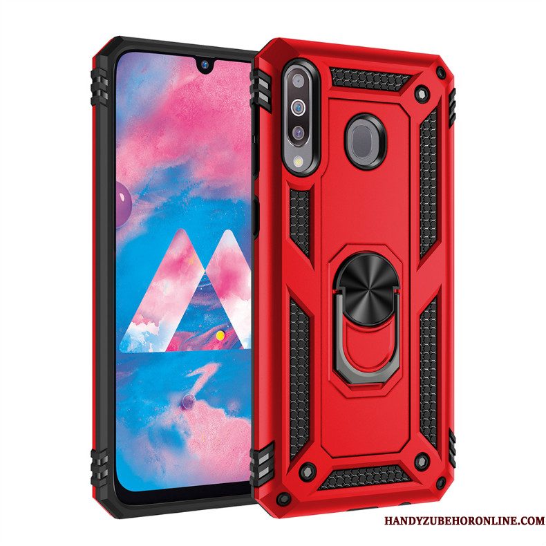 Hoesje Samsung Galaxy A40s Ondersteuning Hardtelefoon, Hoes Samsung Galaxy A40s Magnetisch Zilver