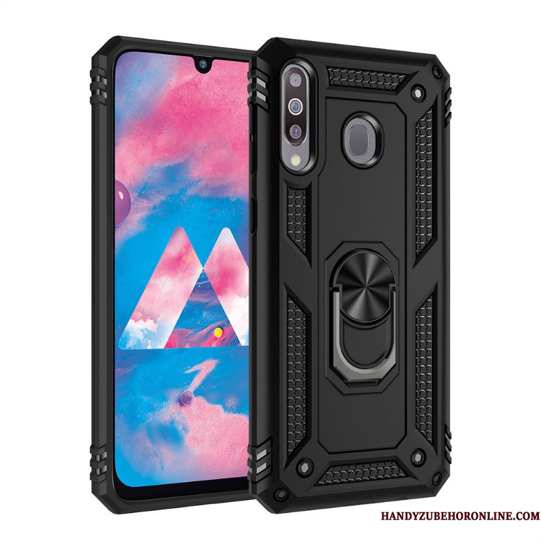 Hoesje Samsung Galaxy A40s Ondersteuning Hardtelefoon, Hoes Samsung Galaxy A40s Magnetisch Zilver