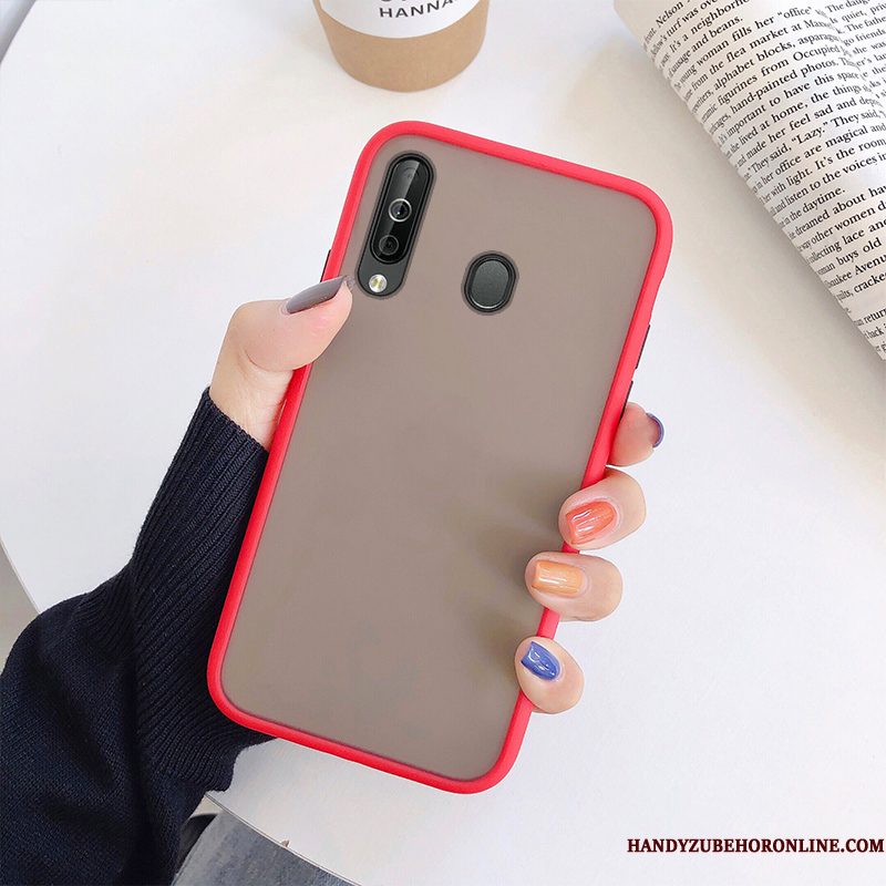 Hoesje Samsung Galaxy A40s Zacht Telefoon Net Red, Hoes Samsung Galaxy A40s Bescherming Anti-fall Schrobben