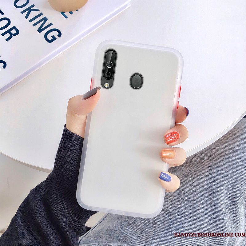 Hoesje Samsung Galaxy A40s Zacht Telefoon Net Red, Hoes Samsung Galaxy A40s Bescherming Anti-fall Schrobben