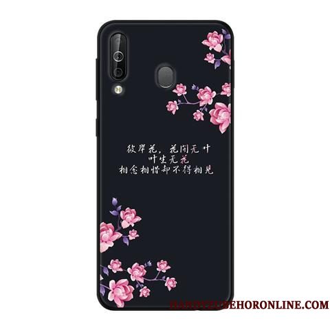 Hoesje Samsung Galaxy A40s Zacht Windtelefoon, Hoes Samsung Galaxy A40s Bescherming Zwart Schrobben