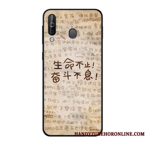 Hoesje Samsung Galaxy A40s Zacht Windtelefoon, Hoes Samsung Galaxy A40s Bescherming Zwart Schrobben
