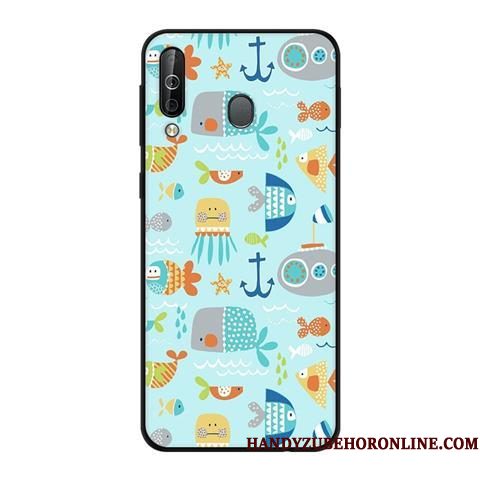 Hoesje Samsung Galaxy A40s Zacht Windtelefoon, Hoes Samsung Galaxy A40s Bescherming Zwart Schrobben