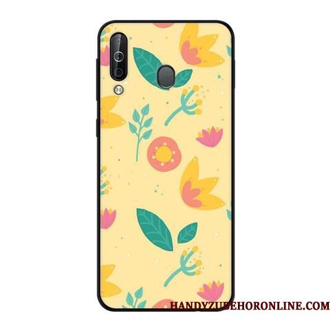 Hoesje Samsung Galaxy A40s Zacht Windtelefoon, Hoes Samsung Galaxy A40s Bescherming Zwart Schrobben