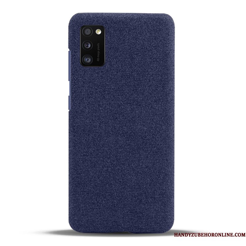 Hoesje Samsung Galaxy A41 Zakken Dun Doek, Hoes Samsung Galaxy A41 Bescherming Roodtelefoon