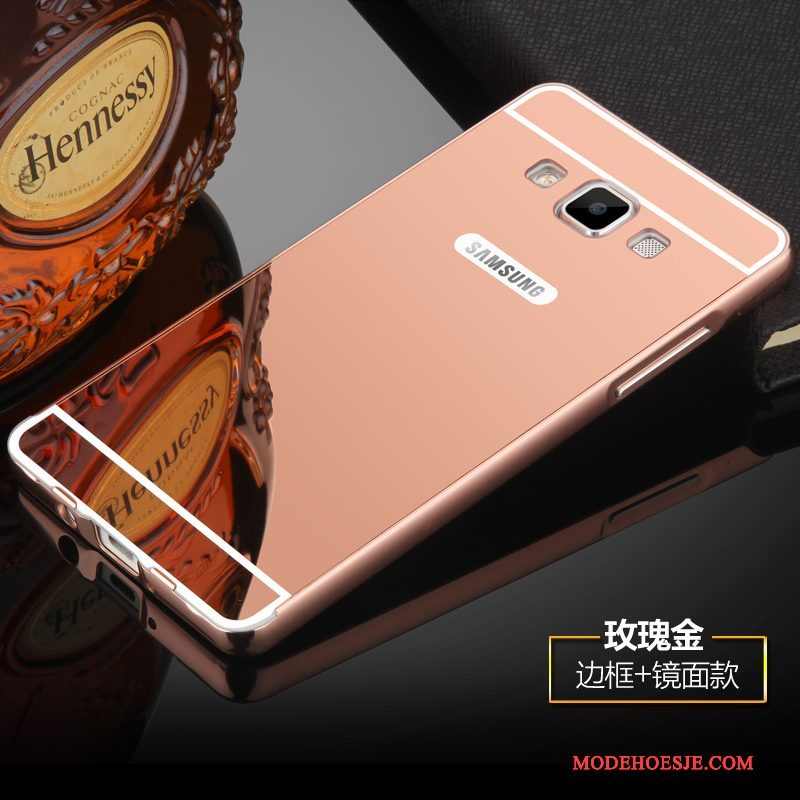 Hoesje Samsung Galaxy A5 2015 Metaal Hoge Goud, Hoes Samsung Galaxy A5 2015 Bescherming Hardtelefoon