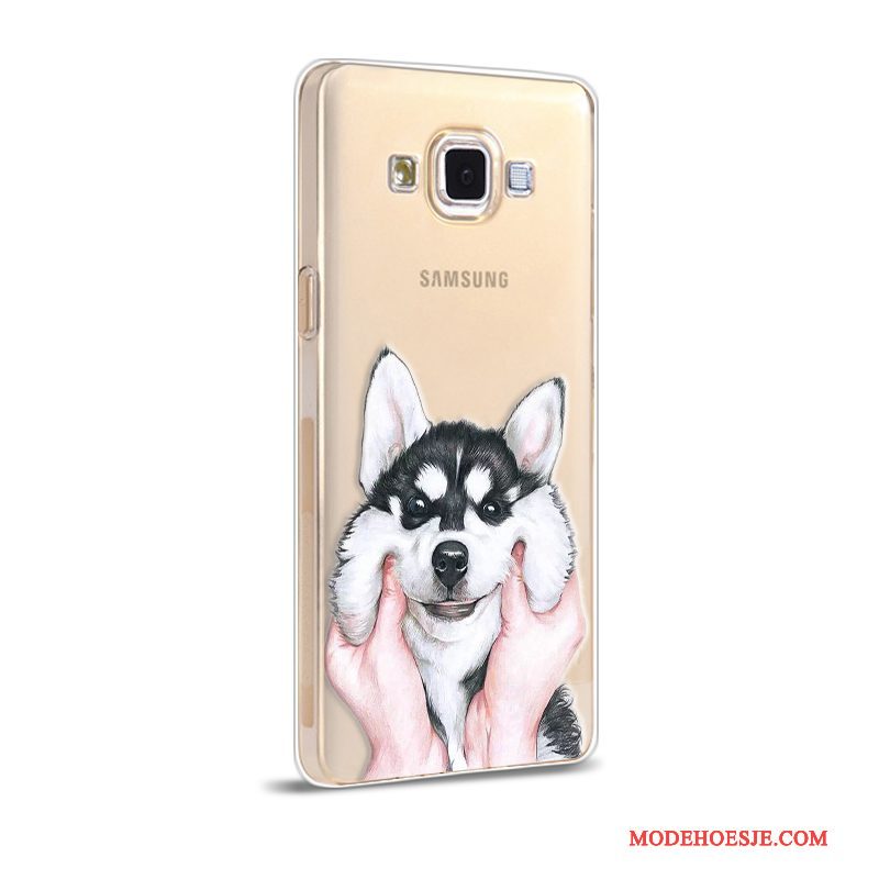 Hoesje Samsung Galaxy A5 2015 Zacht Anti-falltelefoon, Hoes Samsung Galaxy A5 2015 Bescherming Blauw
