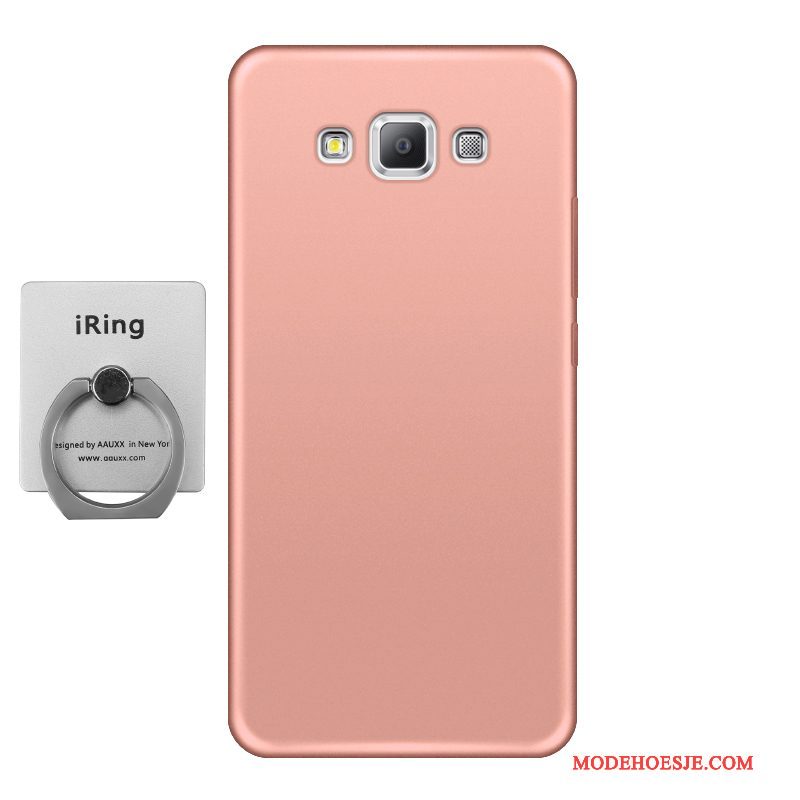 Hoesje Samsung Galaxy A5 2015 Zakken Eenvoudige Donkerblauw, Hoes Samsung Galaxy A5 2015 Siliconen Telefoon Schrobben