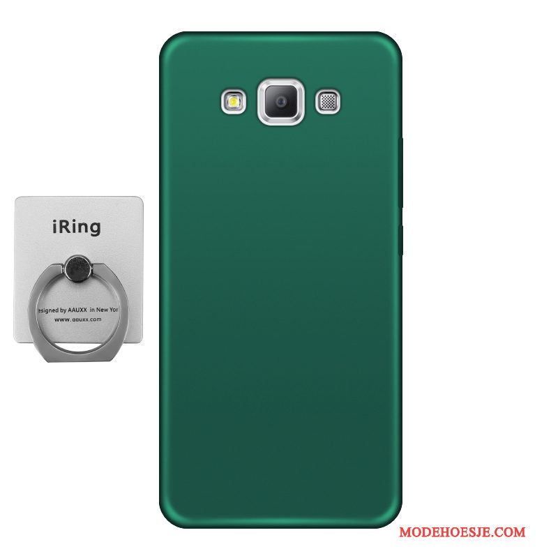 Hoesje Samsung Galaxy A5 2015 Zakken Eenvoudige Donkerblauw, Hoes Samsung Galaxy A5 2015 Siliconen Telefoon Schrobben