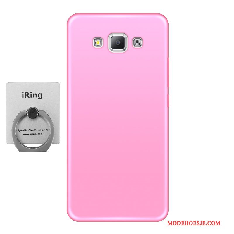 Hoesje Samsung Galaxy A5 2015 Zakken Eenvoudige Donkerblauw, Hoes Samsung Galaxy A5 2015 Siliconen Telefoon Schrobben