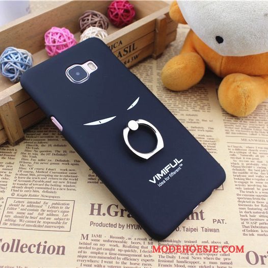 Hoesje Samsung Galaxy A5 2016 Kleur Hard Ring, Hoes Samsung Galaxy A5 2016 Ondersteuning Anti-fall Schrobben