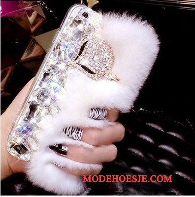 Hoesje Samsung Galaxy A5 2016 Mode Anti-fall Trend, Hoes Samsung Galaxy A5 2016 Strass Telefoon Rood
