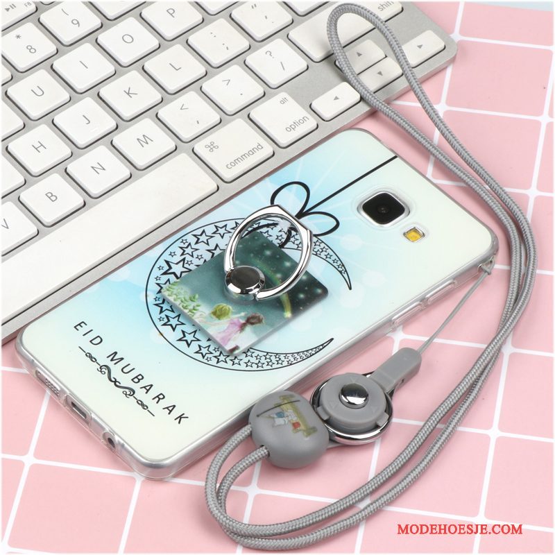 Hoesje Samsung Galaxy A5 2016 Siliconen Anti-fall Purper, Hoes Samsung Galaxy A5 2016 Bescherming Mooietelefoon