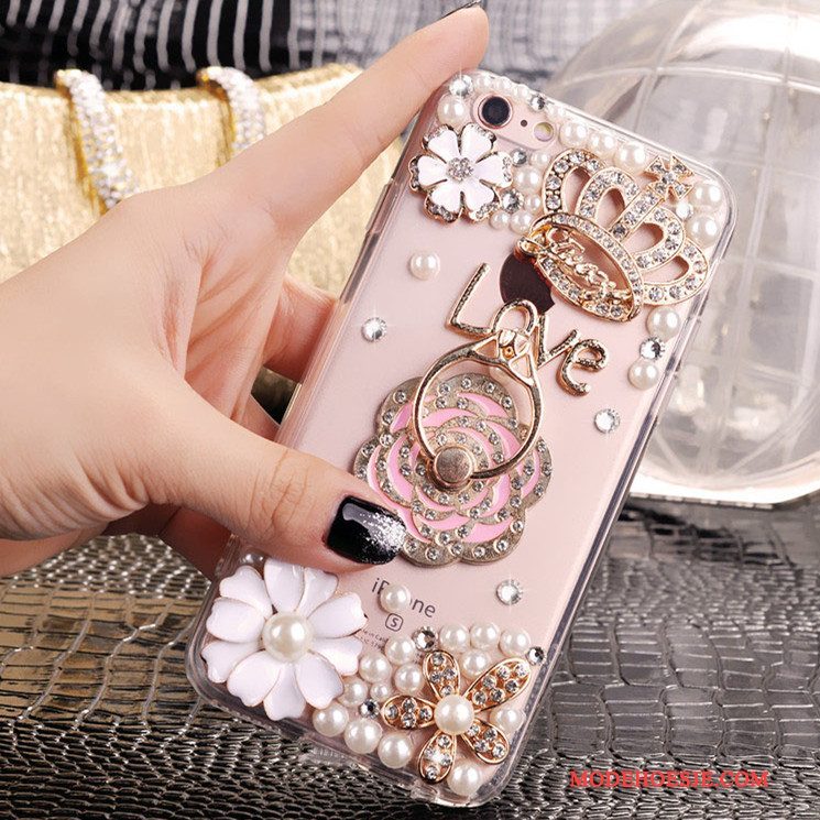 Hoesje Samsung Galaxy A5 2016 Siliconen Goudtelefoon, Hoes Samsung Galaxy A5 2016 Strass Trend Anti-fall