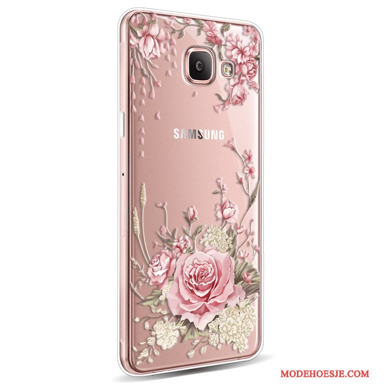 Hoesje Samsung Galaxy A5 2016 Zacht Anti-fall Lichtblauw, Hoes Samsung Galaxy A5 2016 Siliconen Nieuwtelefoon