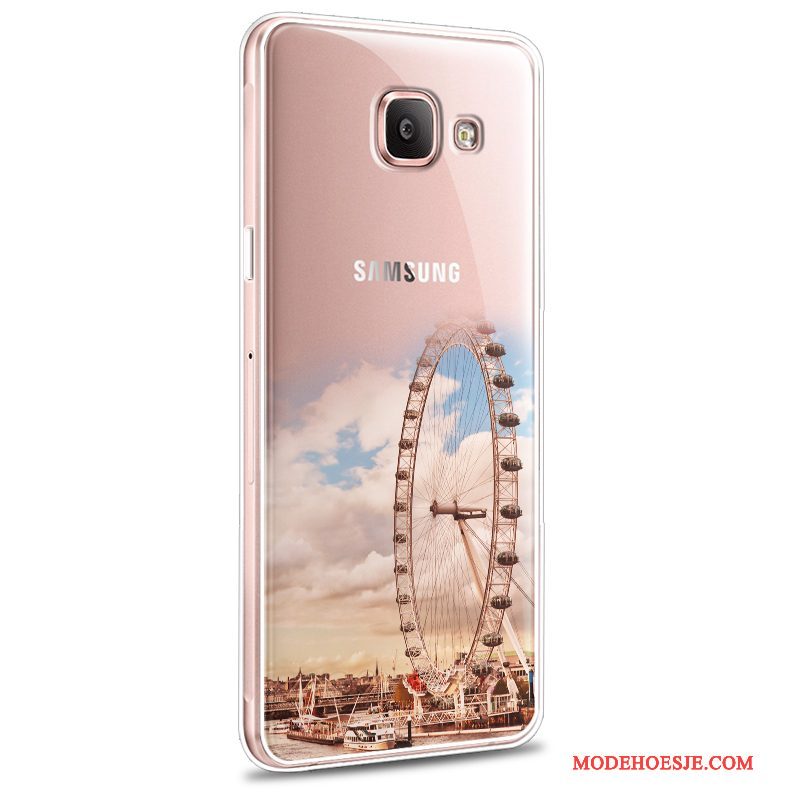 Hoesje Samsung Galaxy A5 2016 Zacht Anti-fall Lichtblauw, Hoes Samsung Galaxy A5 2016 Siliconen Nieuwtelefoon