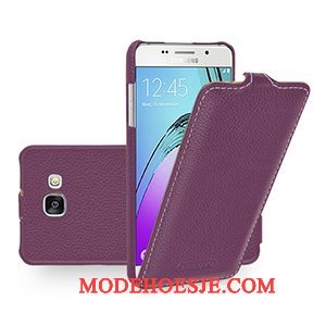 Hoesje Samsung Galaxy A5 2017 Bescherming Telefoon Geel, Hoes Samsung Galaxy A5 2017 Leer