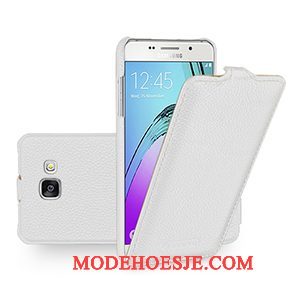 Hoesje Samsung Galaxy A5 2017 Bescherming Telefoon Geel, Hoes Samsung Galaxy A5 2017 Leer