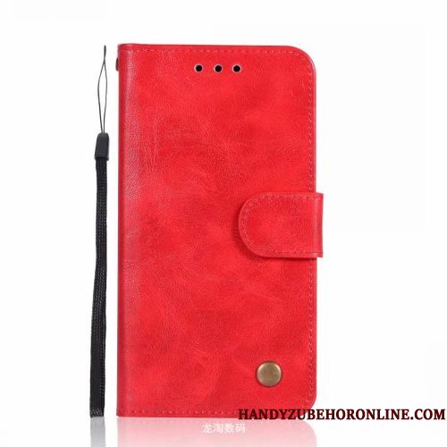 Hoesje Samsung Galaxy A50 Folio Bedrijf Hanger, Hoes Samsung Galaxy A50 Leer Telefoon Trend