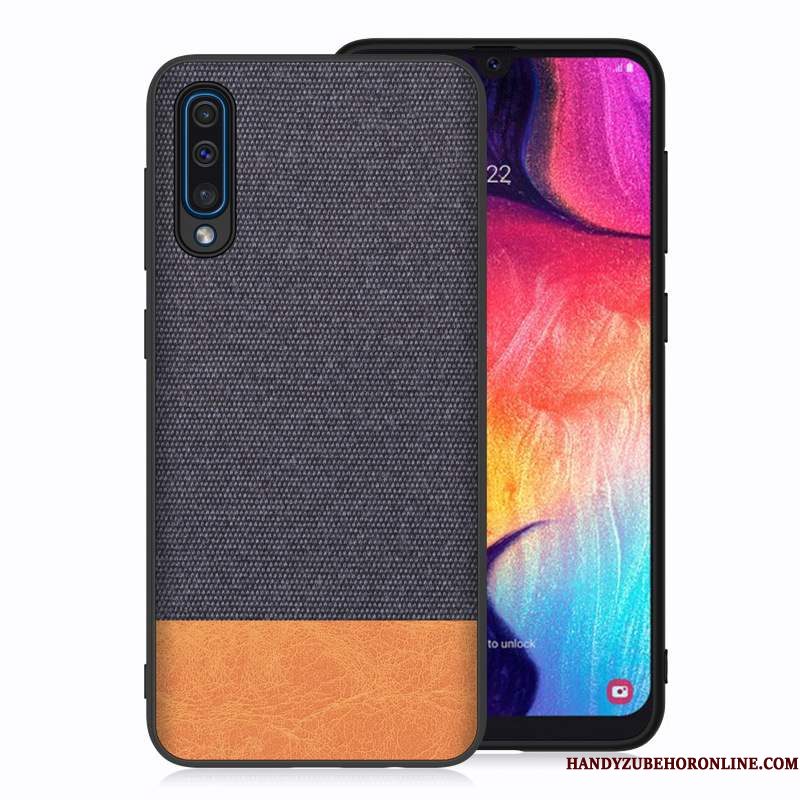 Hoesje Samsung Galaxy A50 Roodtelefoon, Hoes Samsung Galaxy A50 Doek