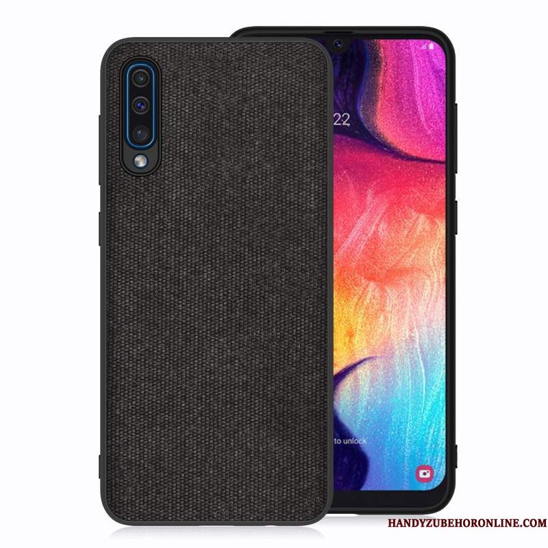 Hoesje Samsung Galaxy A50 Roodtelefoon, Hoes Samsung Galaxy A50 Doek