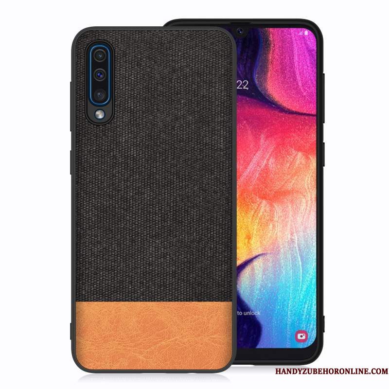 Hoesje Samsung Galaxy A50 Roodtelefoon, Hoes Samsung Galaxy A50 Doek