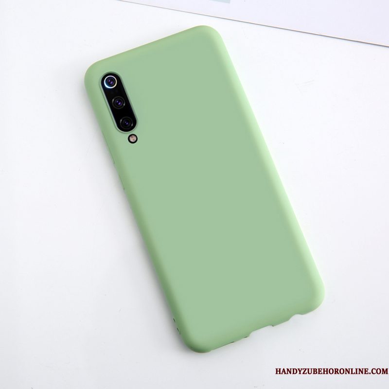 Hoesje Samsung Galaxy A50 Siliconen Telefoon Anti-fall, Hoes Samsung Galaxy A50 Scheppend Groen Mooie