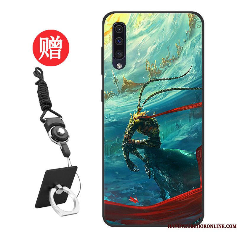 Hoesje Samsung Galaxy A50 Siliconen Trend Tempereren, Hoes Samsung Galaxy A50 Zacht Pas Lovers