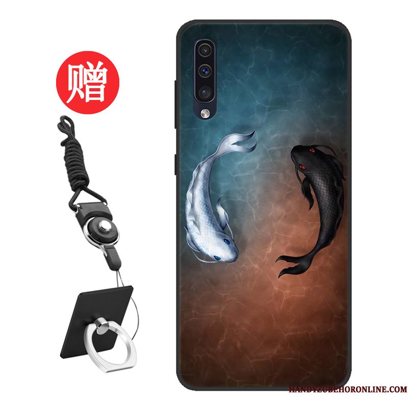 Hoesje Samsung Galaxy A50 Siliconen Trend Tempereren, Hoes Samsung Galaxy A50 Zacht Pas Lovers